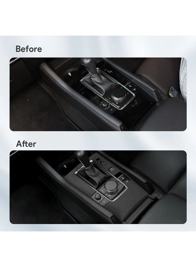 Orange Patch Gear Shift Cover For Mazda 3 2019 2025 With Engine Start Stop Buttons - Image 3